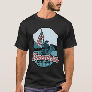 American Discovery Trail - paardrijden T-shirt