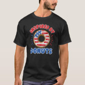 American Donut Lover - Independence Day Special T-shirt (Voorkant)