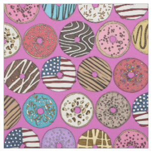 American Donuts Pink Stof