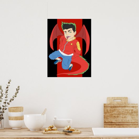 American Dragon Jake Long Poster (Keuken)
