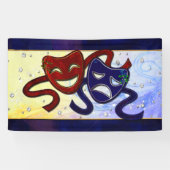 American Drama Comedy & Tragische Spandoek (Horizontaal)