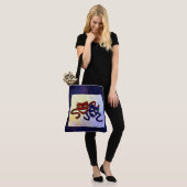 American Drama Comedy & Tragische Tote Bag (Op model)