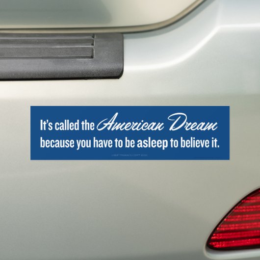 American Dream Bumpersticker (Op auto)