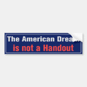 American Dream Bumpersticker (Voorkant)