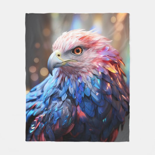 American Dream - Fantastische Eagle Fleece Deken (Voorkant)