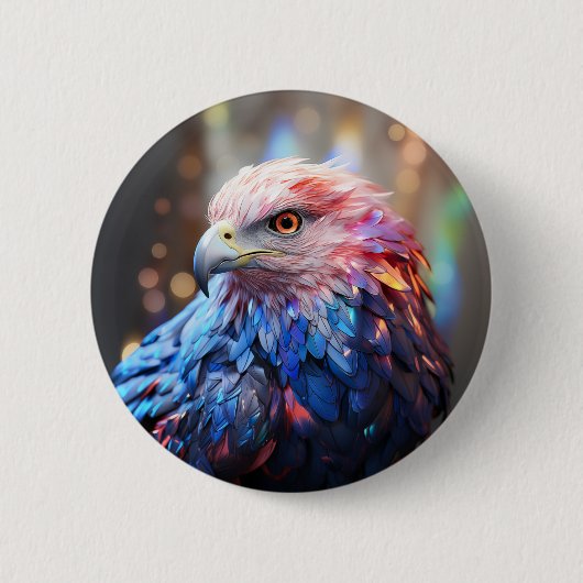 American Dream - Fantastische Eagle Ronde Button 5,7 Cm (Voorkant)