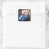 American Dream - Fantastische Eagle Vierkante Sticker (Tas)