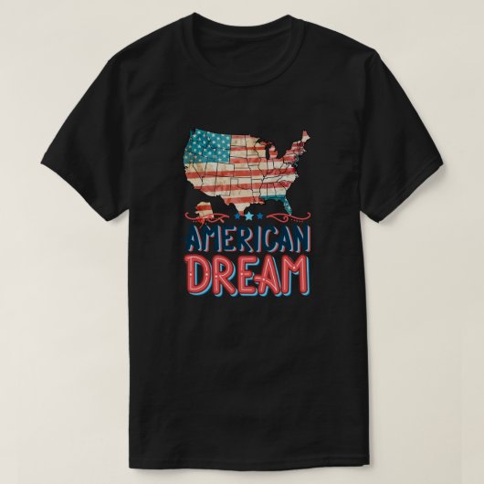 American Dream Perfect for patriots T-shirt (Design voorkant)