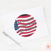 American Dream Ronde Sticker (Envelop)