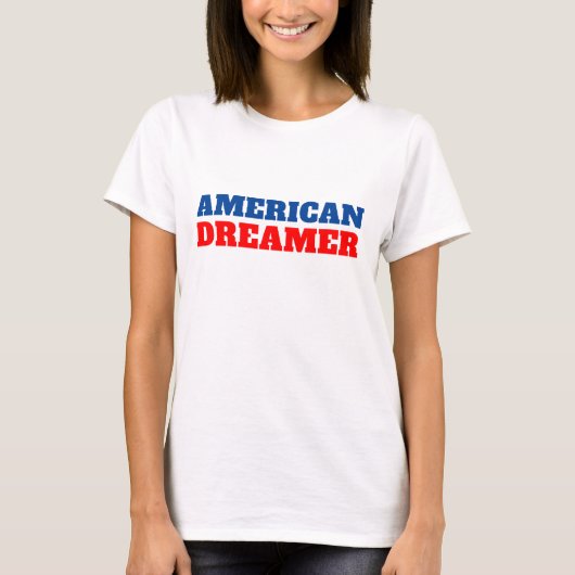 American Dreamer Huidige Evenementen T-shirt (Voorkant)