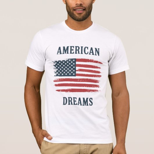 American Dreams Flag T-shirt (Voorkant)