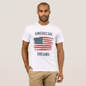 American Dreams Flag T-shirt (Voorkant volledig)