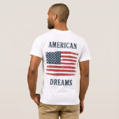 American Dreams Flag T-shirt (Achterkant volledig)
