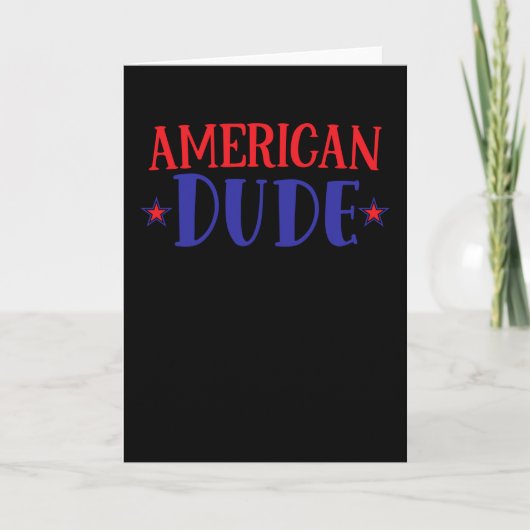 American Dude Kaart (Voorkant)