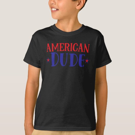 American Dude T-shirt (Voorkant)