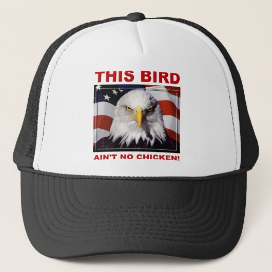 American Eagle Ain No Chicken Ball Pet Trucker (Voorkant)