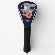 American Eagle Banner Monogram