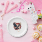 American Eagle Bitcoin Laser Ogen Papieren Bordje (Feest)