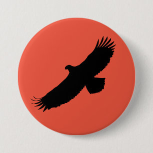 American Eagle Button Rood - Aangepaste kleur