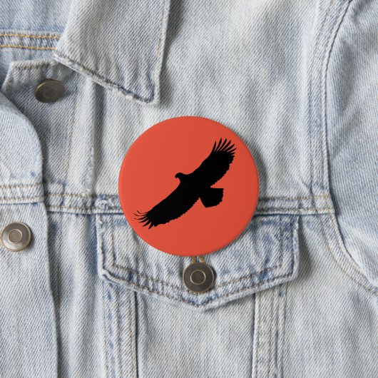 American Eagle Button Rood - Aangepaste kleur (In situ)