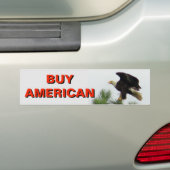 American Eagle Buy American Bumpersticker (Op auto)