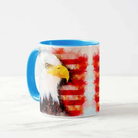 American Eagle Coffee Mok (Voorkant links)