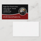 American Eagle Construction Thema Visitekaartjes (Voorkant / Achterkant)