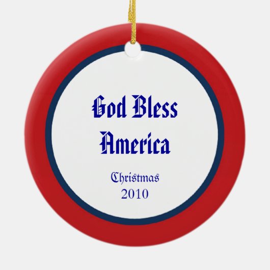American Eagle Dated Ornament (Achterkant)