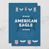 American Eagle Deployment Feest Kaart (Voorkant / Achterkant)