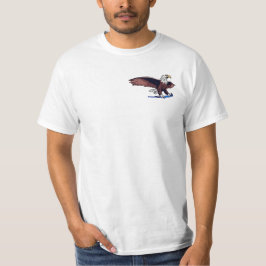 American Eagle Design Gedrukt T-shirt