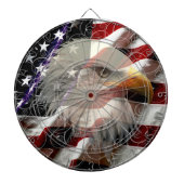 American Eagle Flag Dart Board Dartbord (Voorkant)