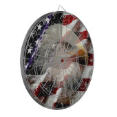 American Eagle Flag Dart Board Dartbord (Voorkant Links)