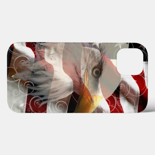 American Eagle Flag iPad Mini Case (Achterkant (horizontaal))