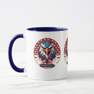 American Eagle Flag Keramische Mok