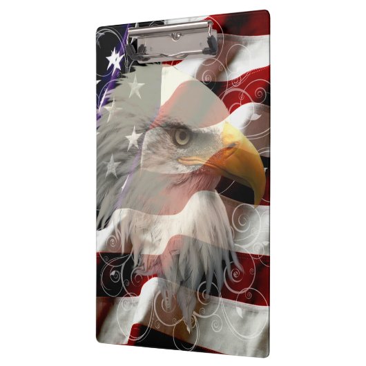 American Eagle Flag Klembord (Links)