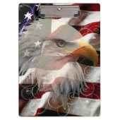 American Eagle Flag Klembord (Voorkant)