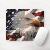 American Eagle Flag Muismat (Met muis)