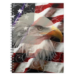 American Eagle Flag Notitieboek