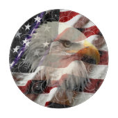 American Eagle Flag Snijplank (Voorkant)