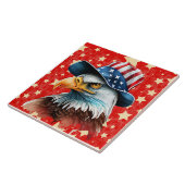 American Eagle Flag Tegeltje (Zijkant)
