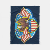 American Eagle Fleece Blanket Deken (Voorkant)