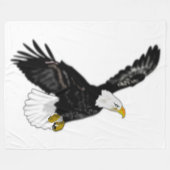 American Eagle Fleece Blanket Deken (Voorkant (Horizontaal))
