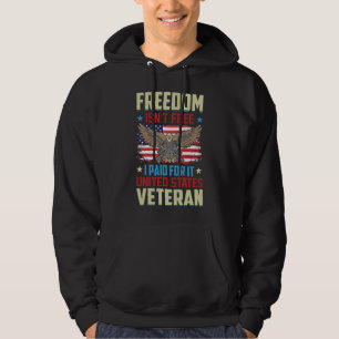 American Eagle - Freedom Isnt Free Veteran Hoodie