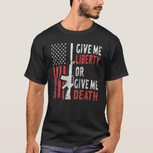 American Eagle geef me vrijheid of geef me de dood T-shirt