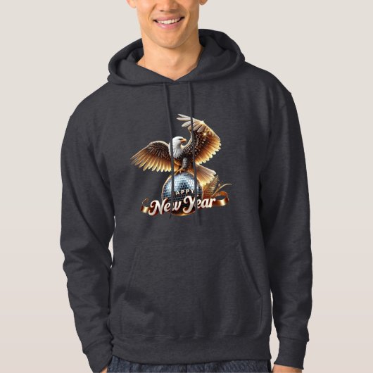 American Eagle Happy New Year Hoodie (Voorkant)