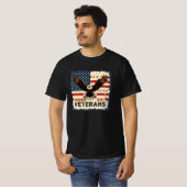 American Eagle Honor Our Veterans Black T-Shirt (Voorkant volledig)