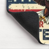 American Eagle Honor Our Veterans Mousepad Muismat (Hoek)
