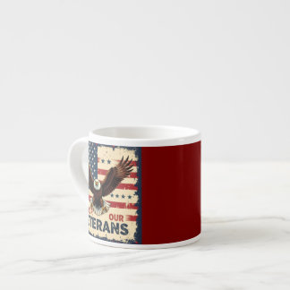 American Eagle Honor Our Veterans Specialty Mug Espresso Kop