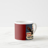 American Eagle Honor Our Veterans Specialty Mug Espresso Kop (Voorkant rechts)