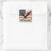 American Eagle Honor Our Veterans Stickers (Tas)